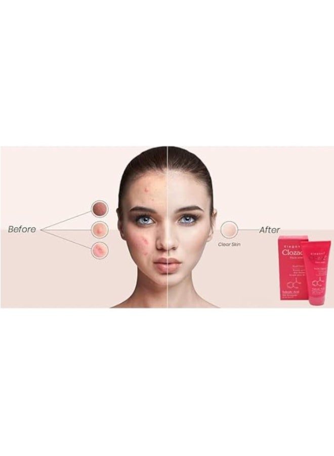 Clozac Face wash 60 ML - Image 2